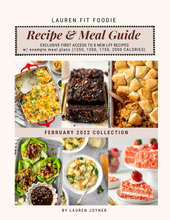 Load image into Gallery viewer, FEBRUARY 2022 RECIPE &amp; MEAL GUIDE
