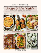 Load image into Gallery viewer, MARCH 2022 MEAL GUIDE with example meal plan