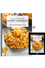 Load image into Gallery viewer, Lauren Fit Foodie Savory Cookbook - Hard Copy + Digital Download
